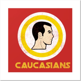 Caucasians Posters and Art